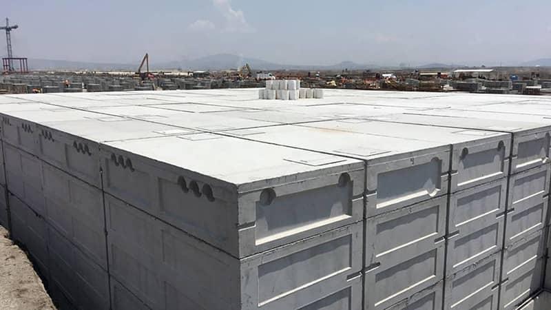 Cisterna de concreto en ciudad de mexico
